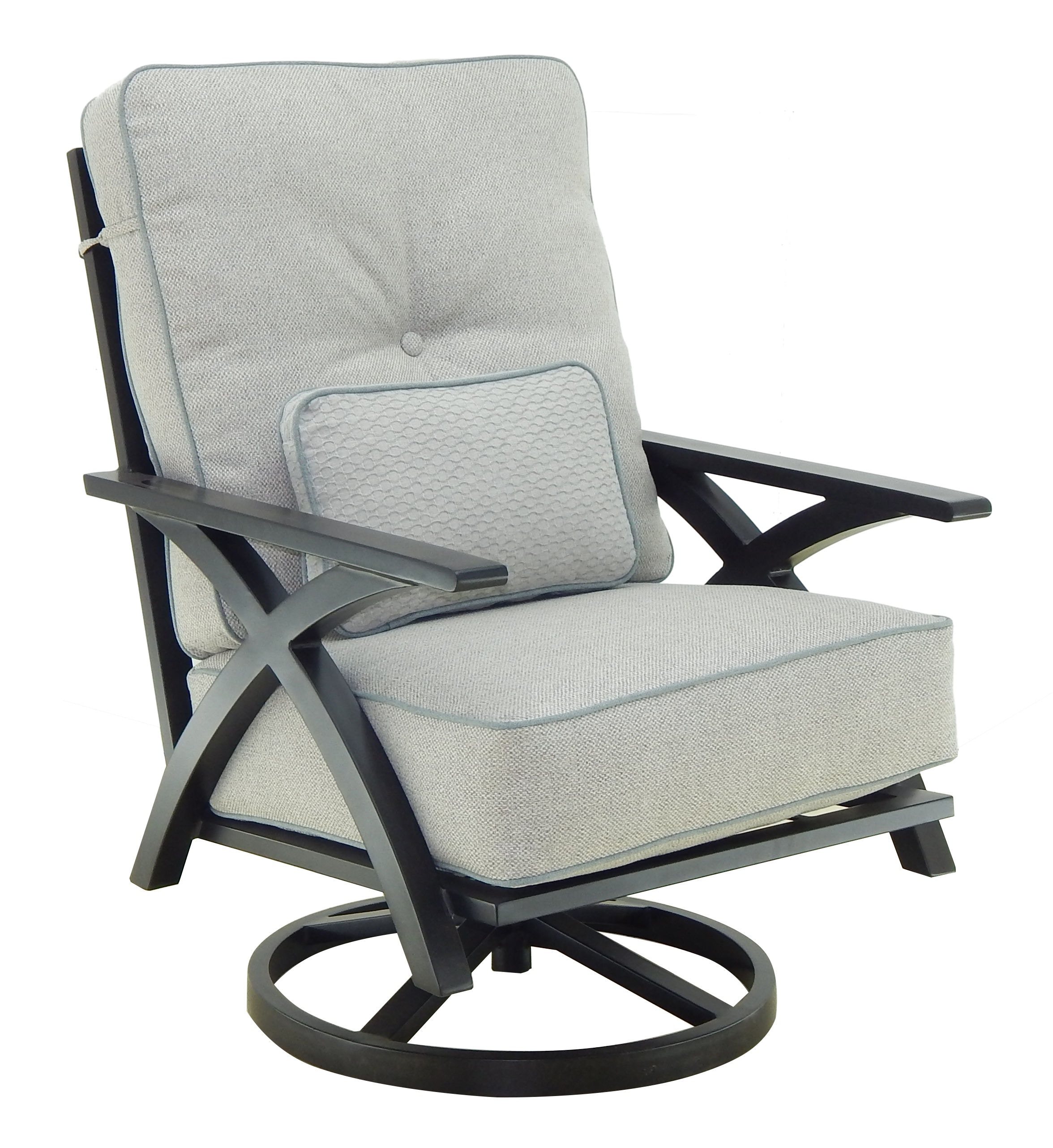 High Back Cushioned Lounge Swivel Rocker By Castelle 2716BT